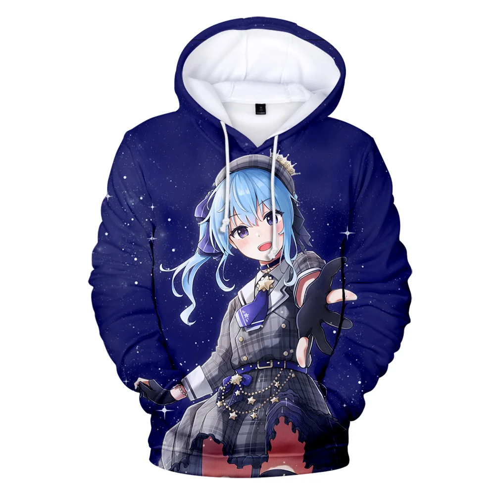 HOLOLIVE VTuber Hosimati Suisei 3D Print Fashion Fall Winer Suit Hoodies Sportswear Hooded Youthful Kawaii Women/Men The hooded