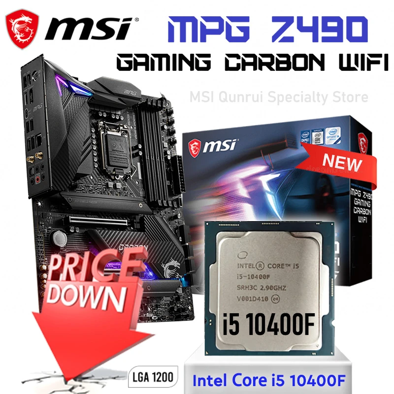 人気沸騰】 Asus i5 10400F & Z490 GAMING Core & 10400f付き メモリ