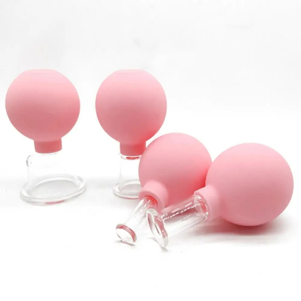 Vacuum Cupping Glass Jar Massager for Face Cellulite Slimming Fat Burning Acupuncture Hijama Suction Health Care Face Sucker