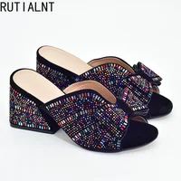 2024 Italian Elegant Women Party Pumps Decorated with Rhinestone Plus Size Women Shoes 43 High Heels Women Pumps Platform Heels 1