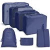 1PCS 7/Set Travel Organizer Storage Bags Suitcase Packing Cubes Cases Portable Wardrobe Luggage Clothes Shoe Pouch Fold 5
