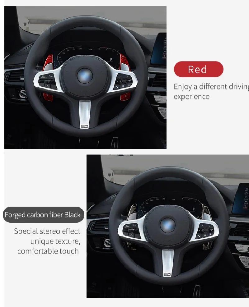Steering Wheel Paddle Shift For BMW G Series Toyota Supra A90 Carbon Fiber Paddle Shifter Gear Accessories