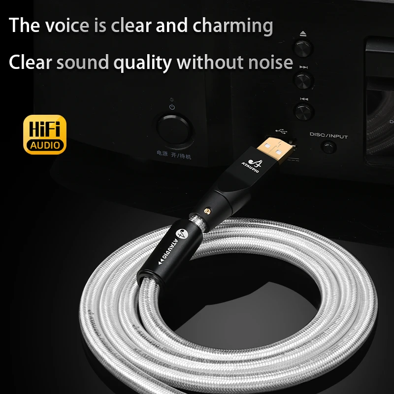 Ataudio-cabo Usb Hifi A-b C-b C-c Digital ab Audio a para b High-end tipo a para tipo b tipo a tipo b tipo a tipo b tipo c - Image 4