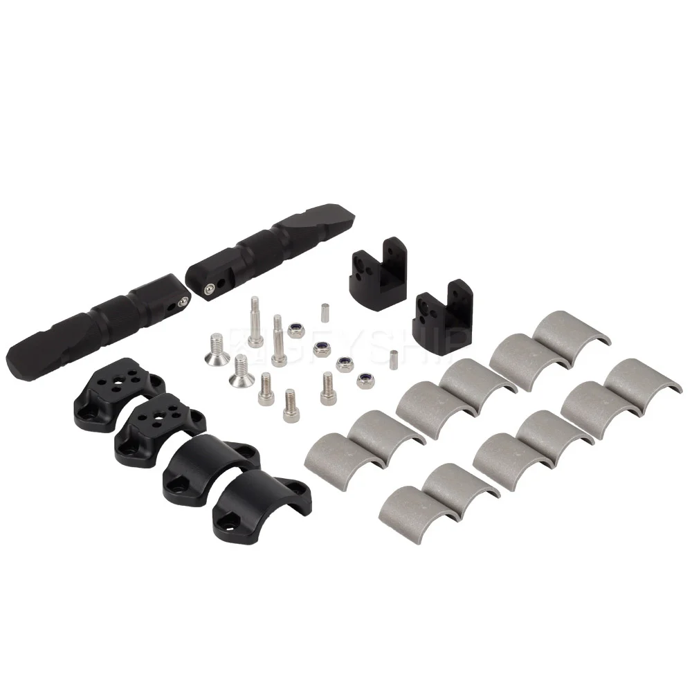 22mm 25mm 27mm 32mm Universal Motorcycle Footrests 360 Rotatable 7/8 1 1.25 Inch Crash Bar Foot Pegs Rests For Most Model