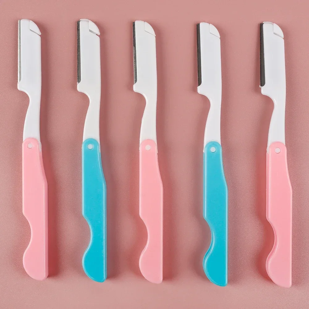 Folding Eyebrow Trimming Knife Portable Blade Hair Removal Cutters Anti-Scratch Razor Makeup Tools Professiona Facial Scraper eyebrow trimmer set eyebrow trimmer eyebrow razor set eyebrow razor eyebrow scissors eyebrow trimmer blade eyebrow scraper