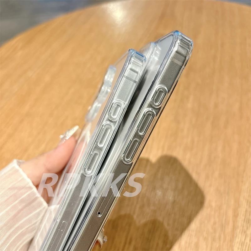 Luxury Wireless Charging Case with MagSafe Magnetic Shockproof Protection