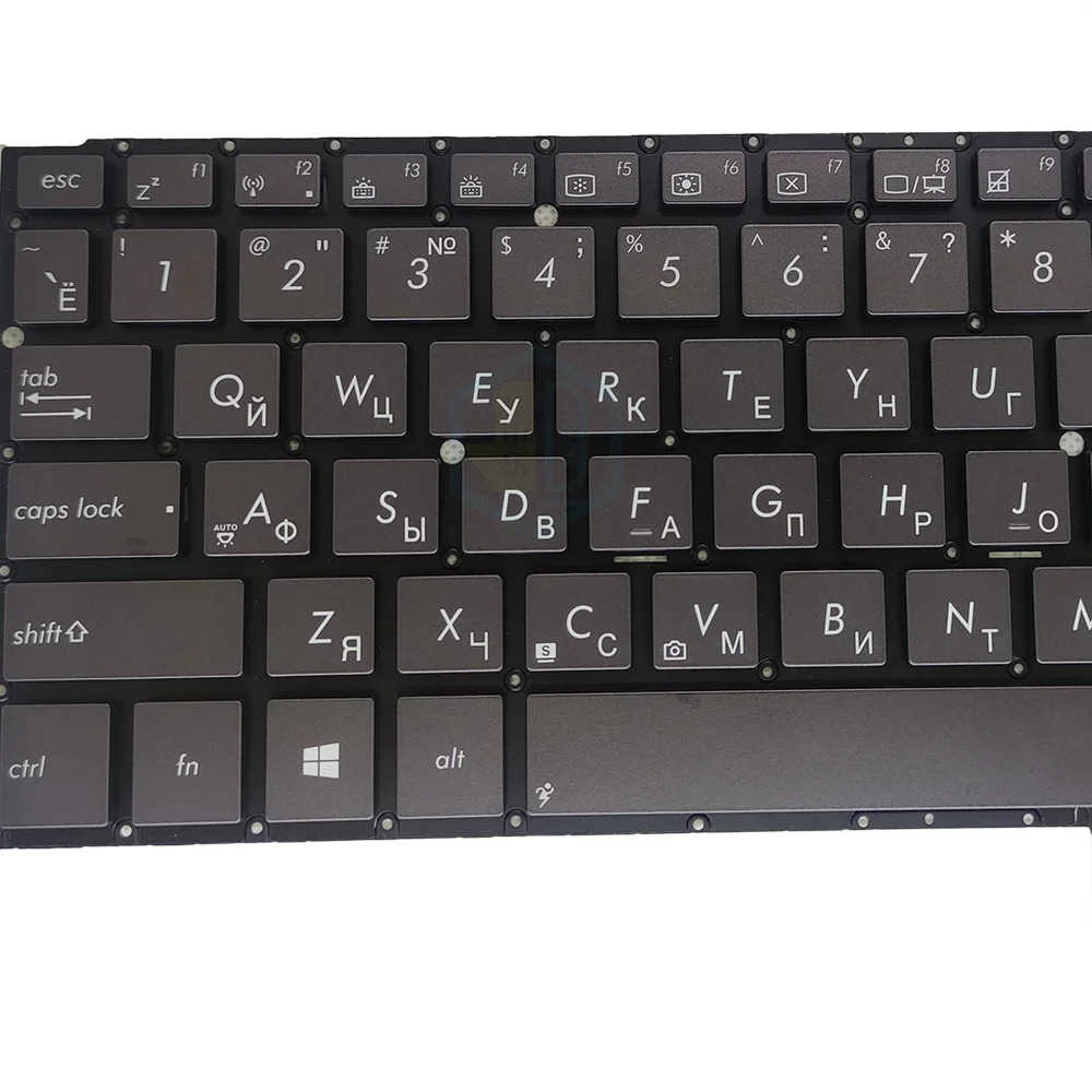 Teclado para Notebook dos Eua e da Rússia para Asus Teclado para Zenbook 13 Ux31 Ux32 Ux31e Ux31a Ux32e Ux32e Ru-en Teclados de Substituição 3620us00 Novo - Imagem 5