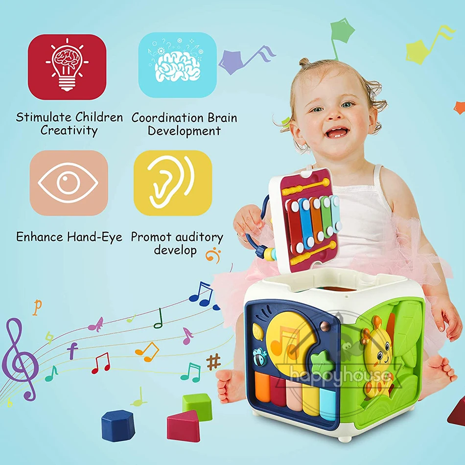Giocattoli per bambini striscianti da 6 a 12 mesi giocattoli musicali per  bambini giocattoli per bambini 0 6 mesi giocattoli educativi precoci per  giocattoli per neonati 12-18 mesi - AliExpress