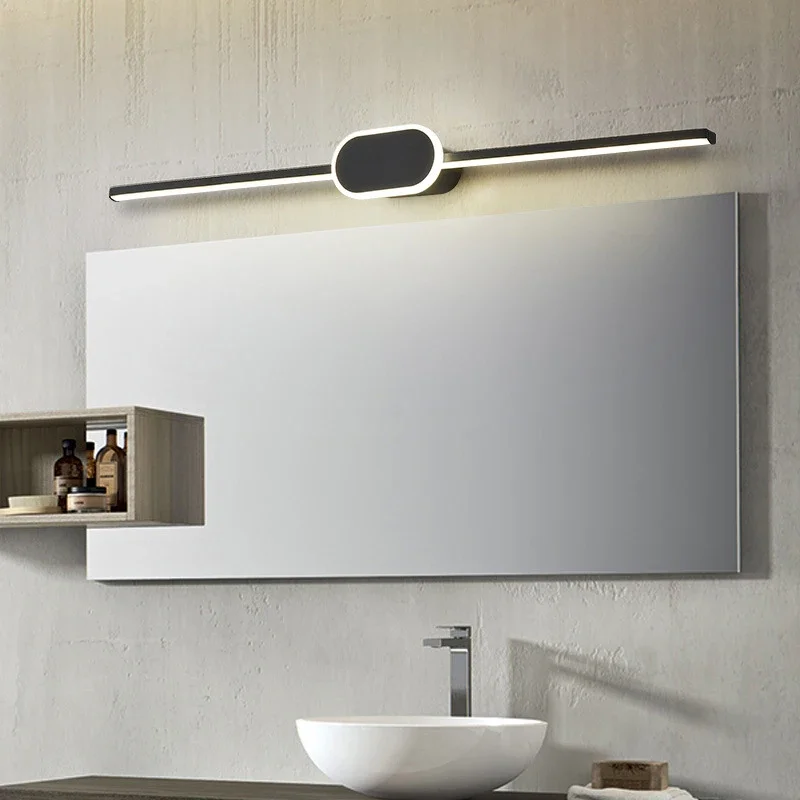 Modern LED Wall Lamp Three Colors for Bathroom Aluminum