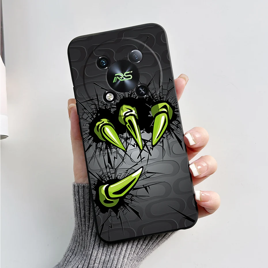 Marble Black Matte Soft TPU Silicone Full Protective Phone Case