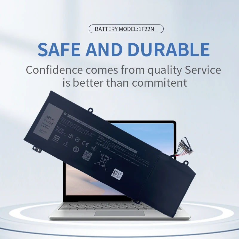 Аккумулятор 1F22N для ноутбука DELL ALIENWARE 2018 orion M15 M17 R1 P82F P40E P79F P37E Inspiron G5 5590 G7 7590 7790