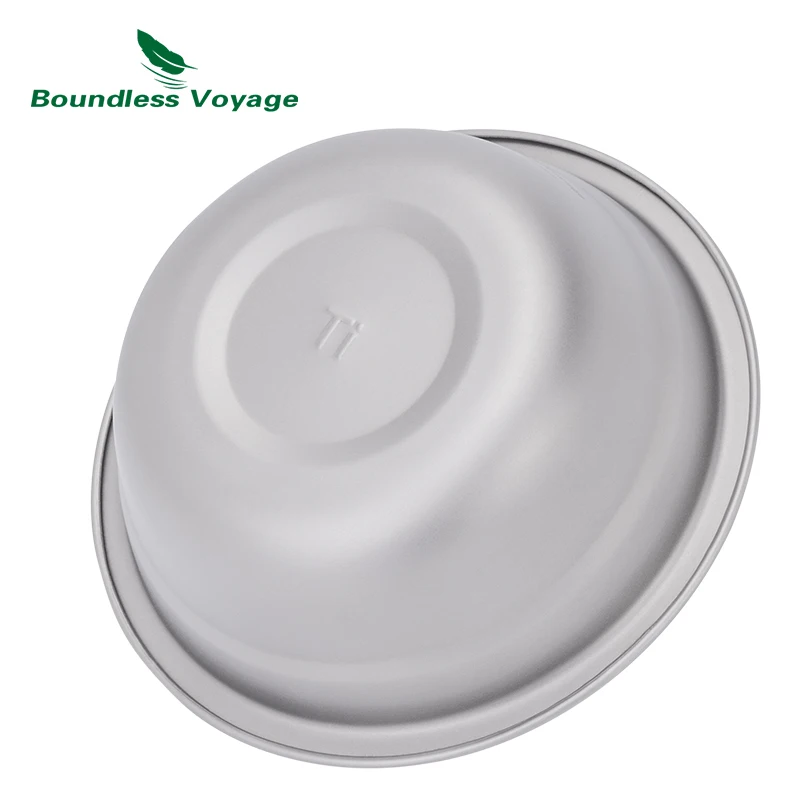 Cuenco De Titanio Boundls Voyage, Plato Para Acampar, Servicio