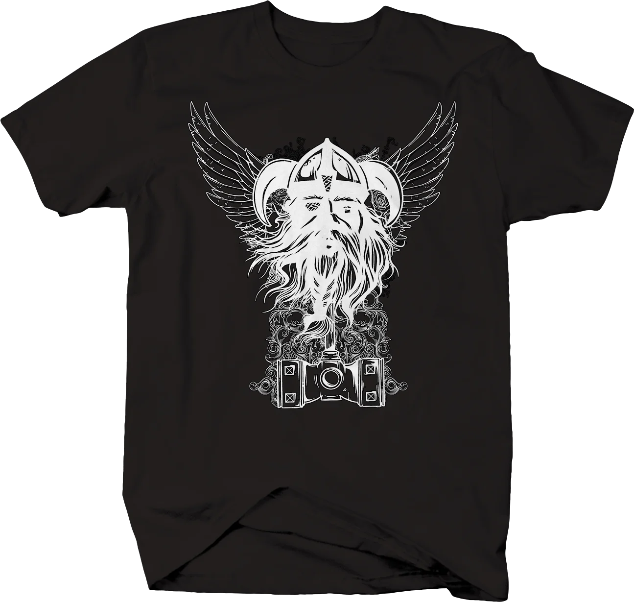 

Vi king Warrior God Wings Thors Hammer Men T-Shirt Short Sleeve Casual 100% Cotton O-Neck Summer Harajuku Shirts