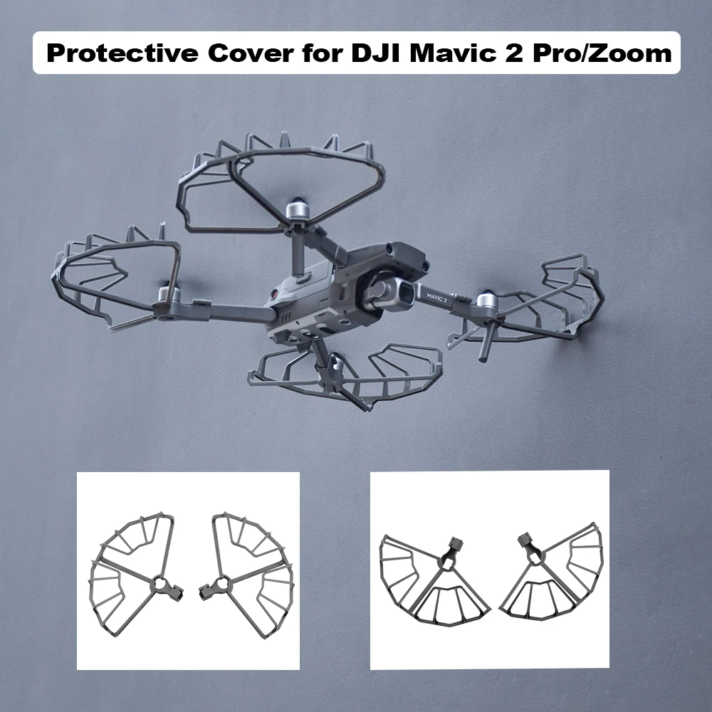 Propeller Guard for DJI Mavic 2 Pro/Zoom Drone Props Fully Enclosed Propeller Protector Wing Fan Cover for Mavic 2 Accessory Drone Accessories Propeller Protector