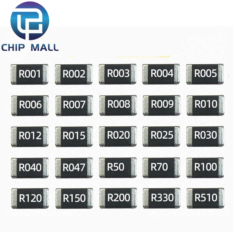 

50Pcs 2512 1% SMD resistor 0R ~ 10M 1W 0 1 10 100 150 220 330 470 ohm 1K 2.2K 10K 100K 220K 1R 10R 100R 150R 220R 330R 470R 1M