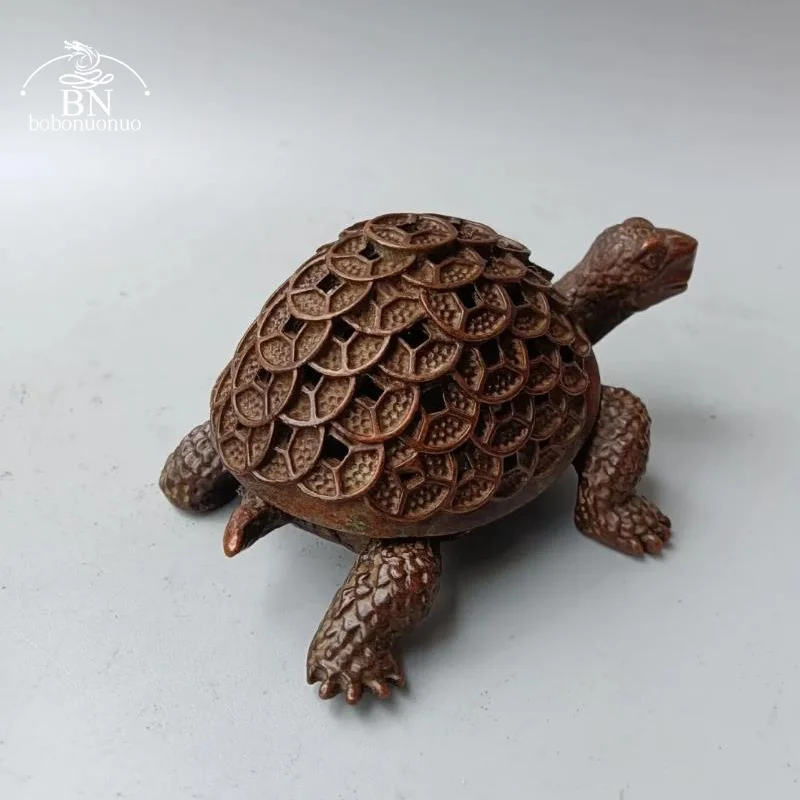 Figurine Di Ippocampo In Ottone Massiccio Vintage Sea Animal Piccola Statua Ornamenti Desktop Decorazioni Per Ufficio Artigianato Accessori Regali - Foto 7