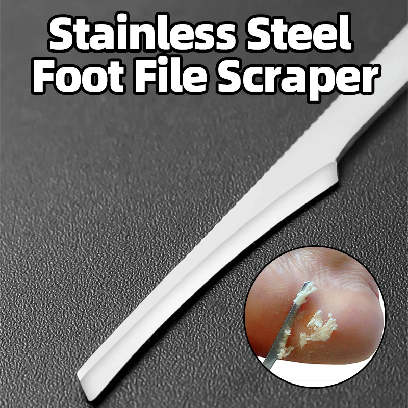 

Foot Pedicure Knife Toe Nail Scraper Shaver Dead Skin Remover Foot Callus Rasp File Pedicure Manicure Care Stainless Steel Tool