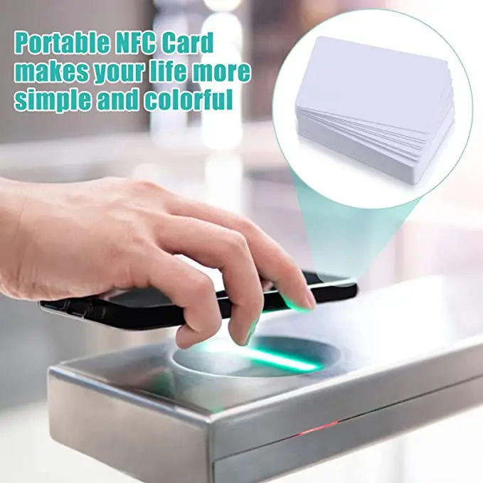 

40 Pieces Office Portable Entrance Door Access Cards 8 Digit Password ID Public Transportation Tags Fast Speed Readable Card