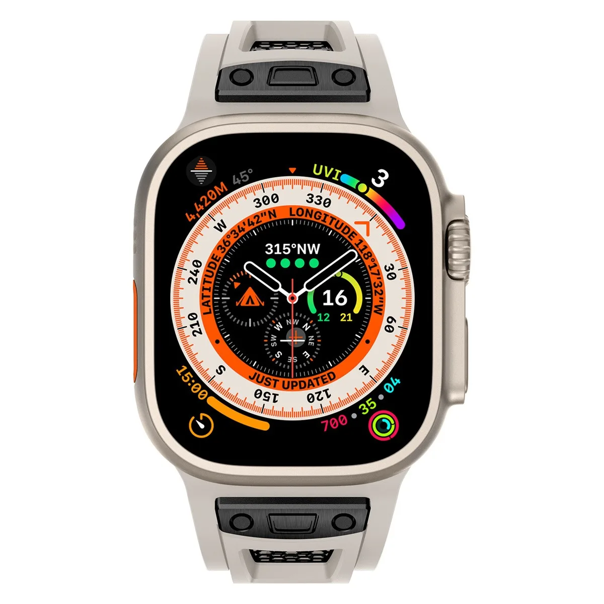 Uhrenarmband für iWatch 42/44/45/49 mm, modisches Metallarmband für die Uhrenserie Ultra2 Se 9/8/7/6_voghion.com