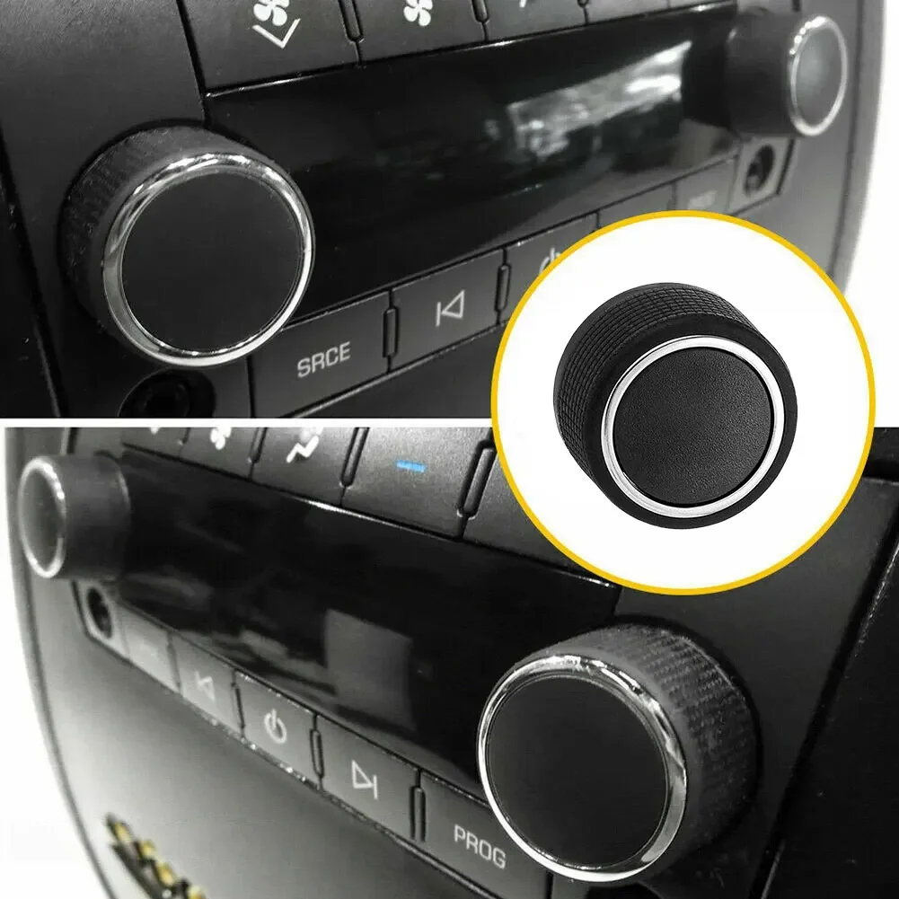 2/1PCS Car Audio Radio Volume Control Knob Dial Tuner For 07-13 Chevy Tahoe Silverado Gmc Acadia Sierra Denali Yukon Gm