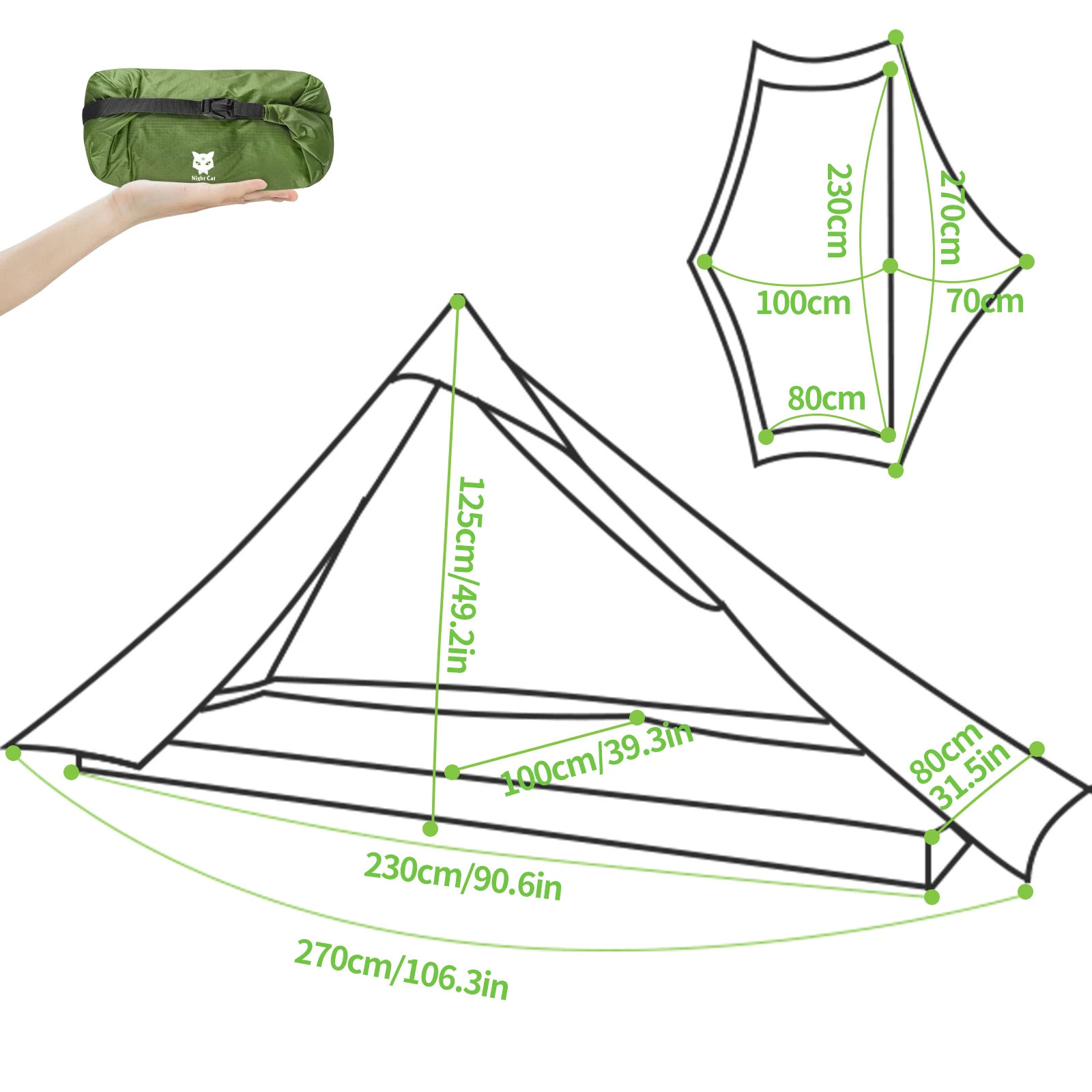 Night Cat 1P Ultralight Tent 6