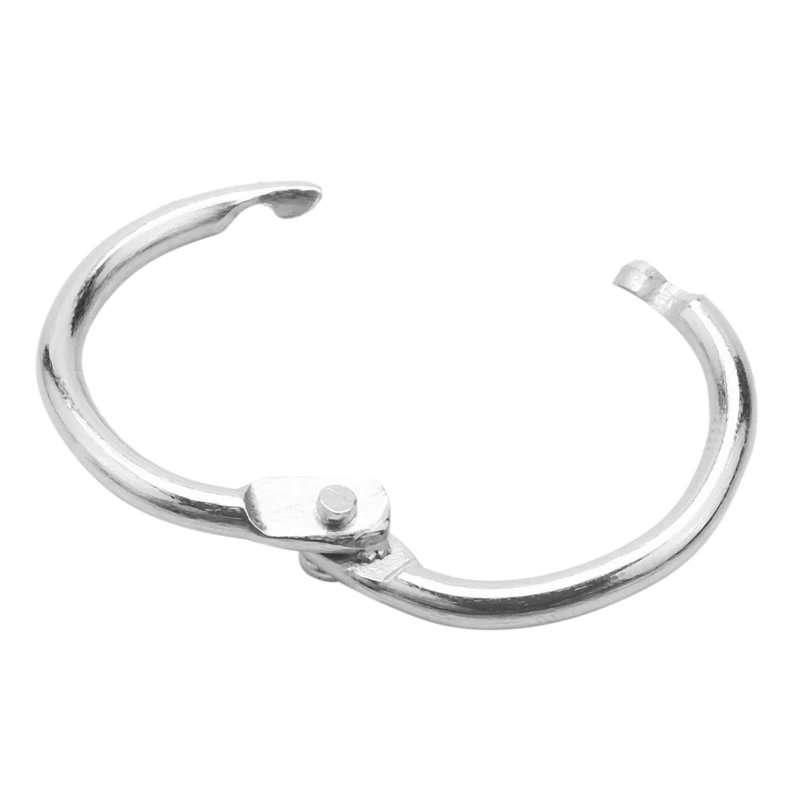 100Pcs Loose Leaf Binder Rings for Scrapbook/Album/Craft