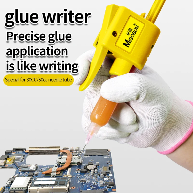 MIGOBON New manual glue writer syringe for single-component single-liquid dispensing gun 10CC/30CC 55CC special glue gun