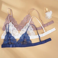 Sexy Flower Lace Ultrathin Bra Women's Sexy Hollow Out Bralette Female Unlined Underwear Transparent Bras Breathable Lingerie - Image 2