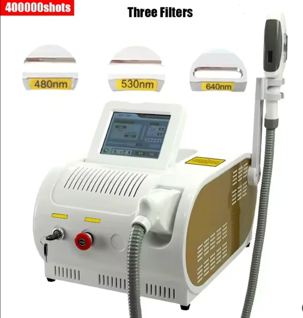 Nuovo salone di bellezza Macchina laser per depilazione IPL super portatile Dispositivo professionale Depilazione permanente laser a diodi 4