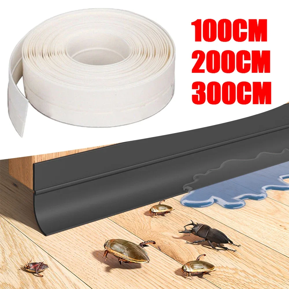 Sealing Strip 300cm Door Bottom Weather Window Silicone Rubber
