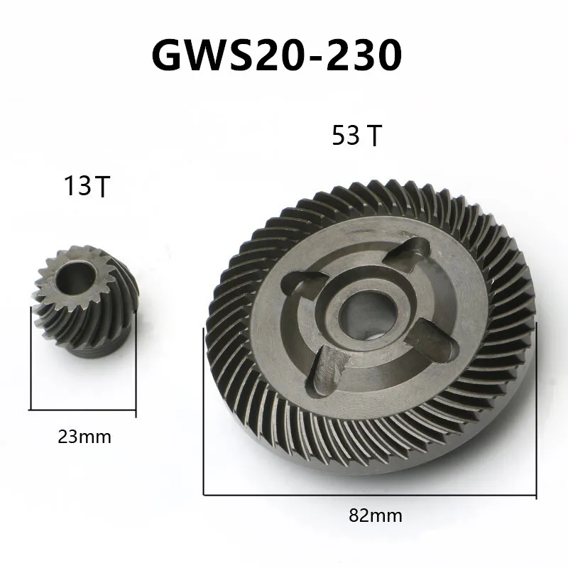 1 Set Di Ingranaggi In Metallo Di Ricambio Per Smerigliatrice Angolare Bosch Gws 20 - 230