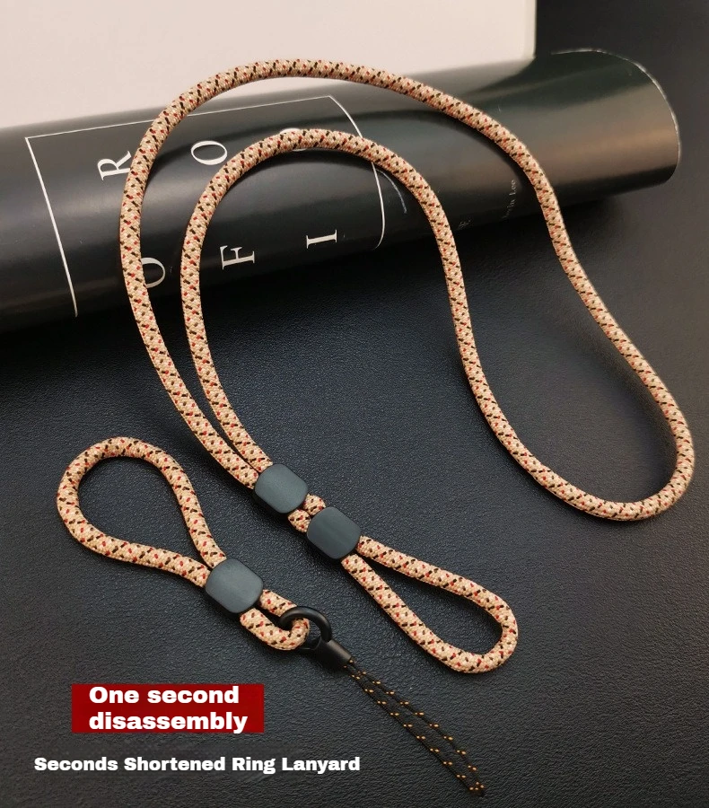 Adjustable Crossbody and Neck Lanyard with Dual Use Strap