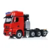 SALE ERTR LESU 1/14 RC Metal Tractor Truck 8*8 Radio Control Car Model Lock Differential Equipment Rack Lights Sounds THZH1409 3