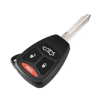 Cover a 4 pulsanti per telecomando con portachiavi per Chrysler
