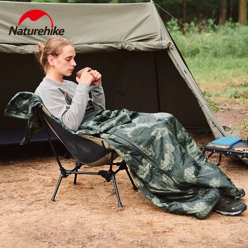 Naturehike Camping LW180 Sleeping Bag Ultralight Cotton Quilt Sleeping Bag 3 Season Spliceable For Outdoor Traveling Hiking
