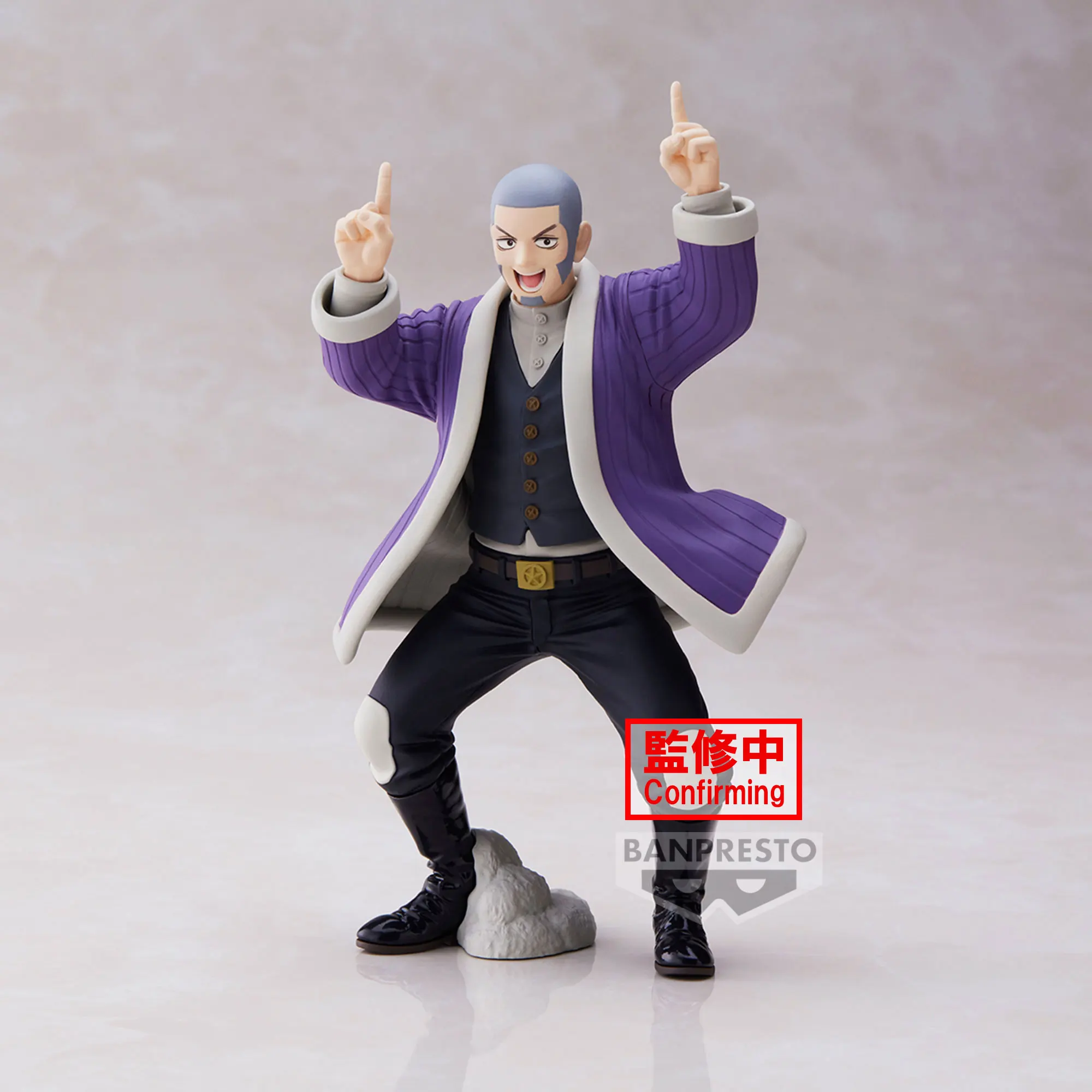 In Stock Original Golden Kamuy Yoshitake Shiraishi Anime Figures PVC Action Figures Bandai BANPRESTO 15cm Toys