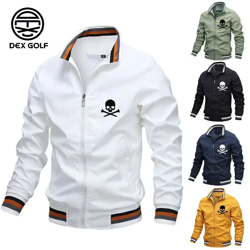 DEX Golf Clothing Spring Men's and Women's Windproof and Sunscreen Tops Fashion Hoodie Leisure Outdoor Sports Golf Jacket