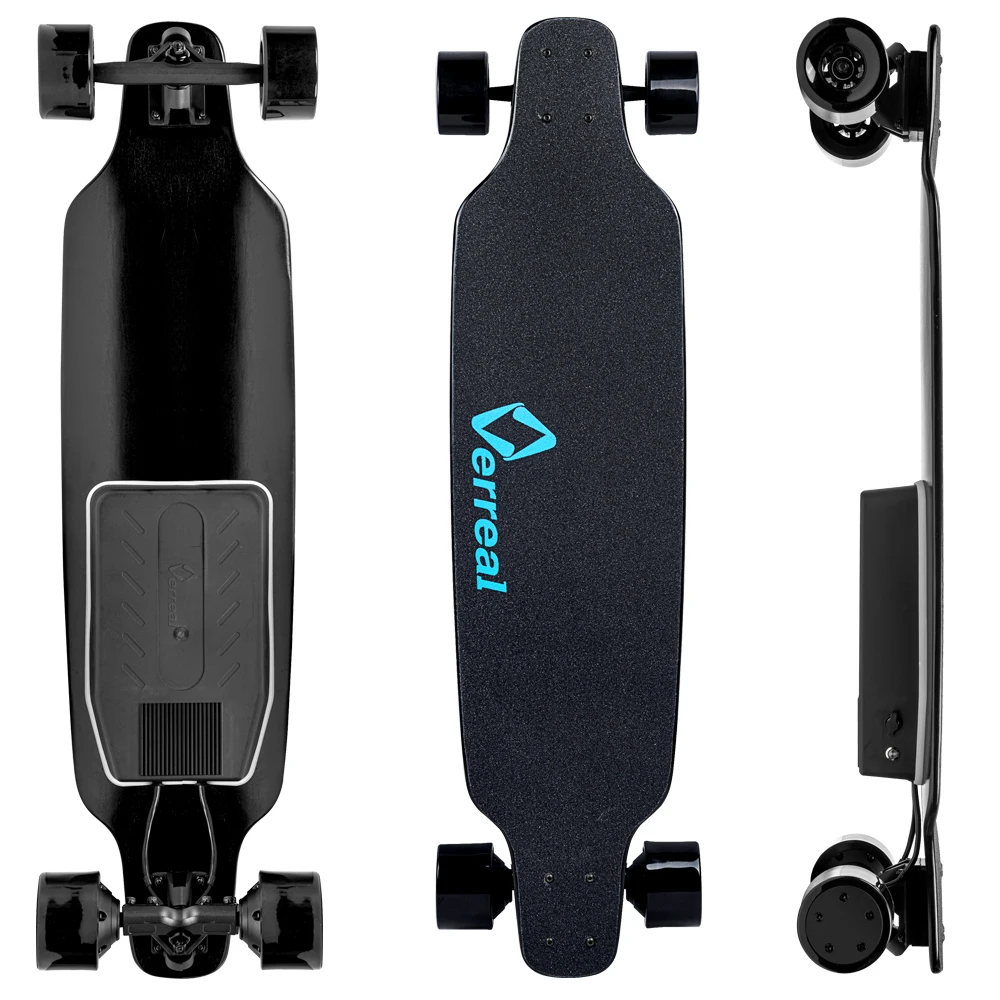 

Verreal F1 Max Electric Skateboards & Longboards Dual 720W Dual Hub Motors Top Speed 24MPH/38KMPH Range 22 Miles/35 Kilometers