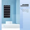 HOT-Glasses Organizer Sunglasses Organizer Storage Hanging Bag Sunglasses Eyeglasses Display Show Holder Wall Mount Eyewear Hold 3