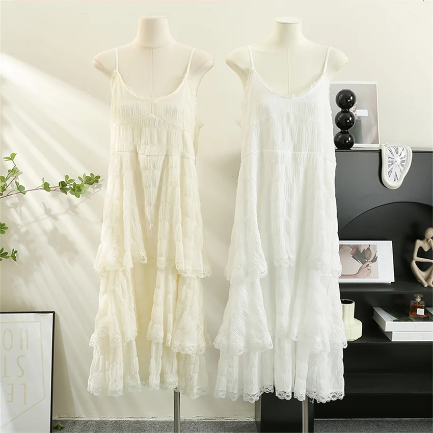 

Весенне-летние женские кружевные платья с V-образным вырезом, подходящие ко всему женское платье на бретелях-спагетти, Сетчатое платье на бретелях, платья, нижнее белье WZ2149