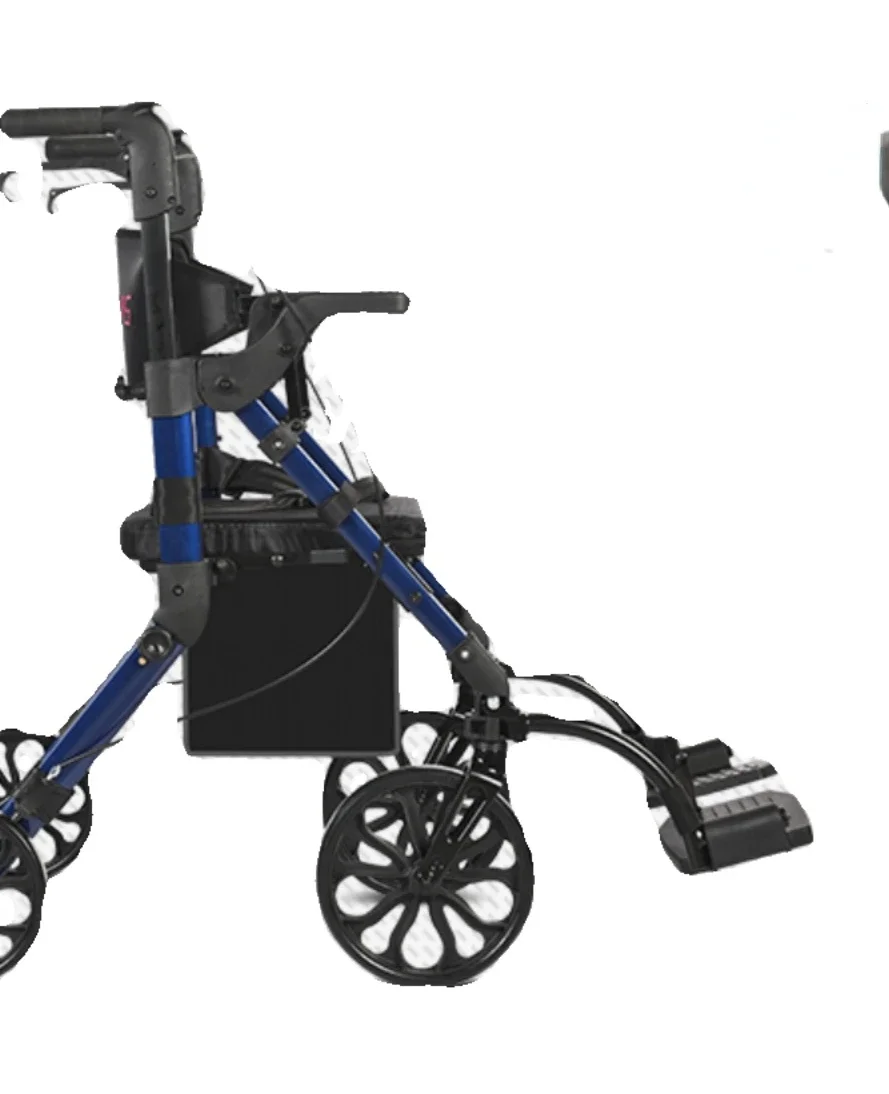 

Handcart Portable Home Elderly Transport Vehicle Foldable Shopping Four wheeled Vegetable Shopping Cart