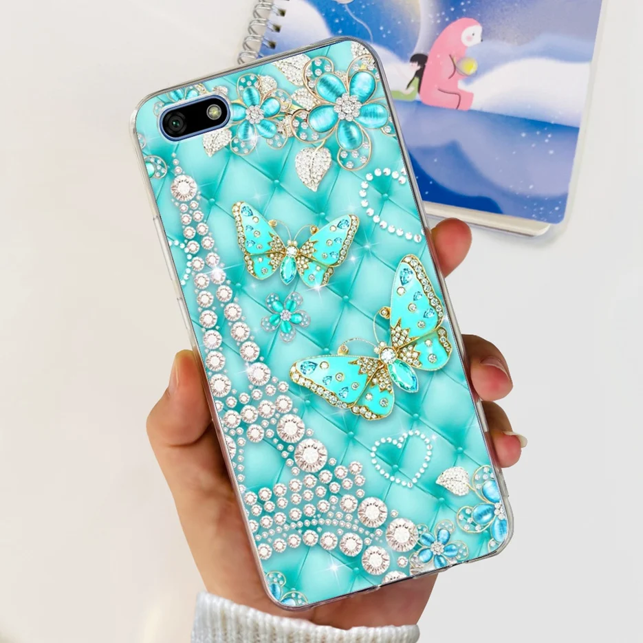 Luxury Painted Clear Silicone Soft Phone Case - Decorative Back Cover