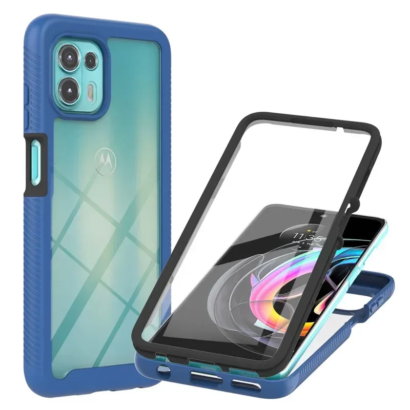 Crystal Clear Protective Case with PET Front Film