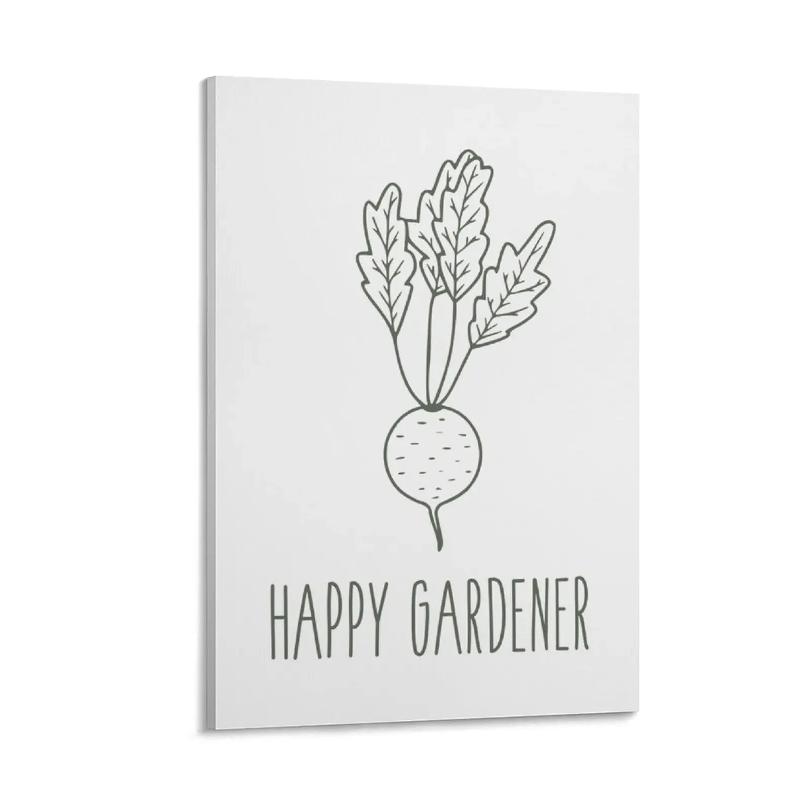 

Happy Gardener Canvas Painting posters for room cute room decor