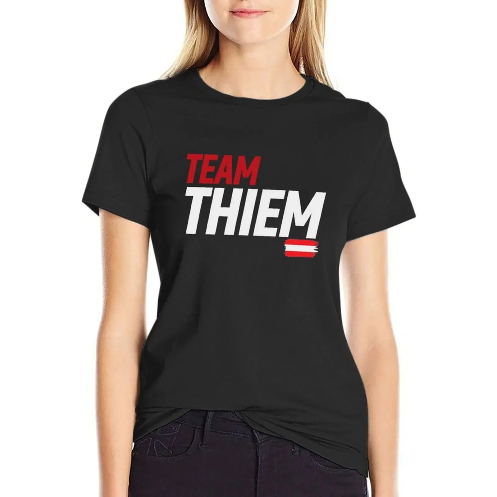 

Team Dominic Thiem T-Shirt hippie clothes summer top anime clothes Aesthetic clothing summer blouses woman 2024