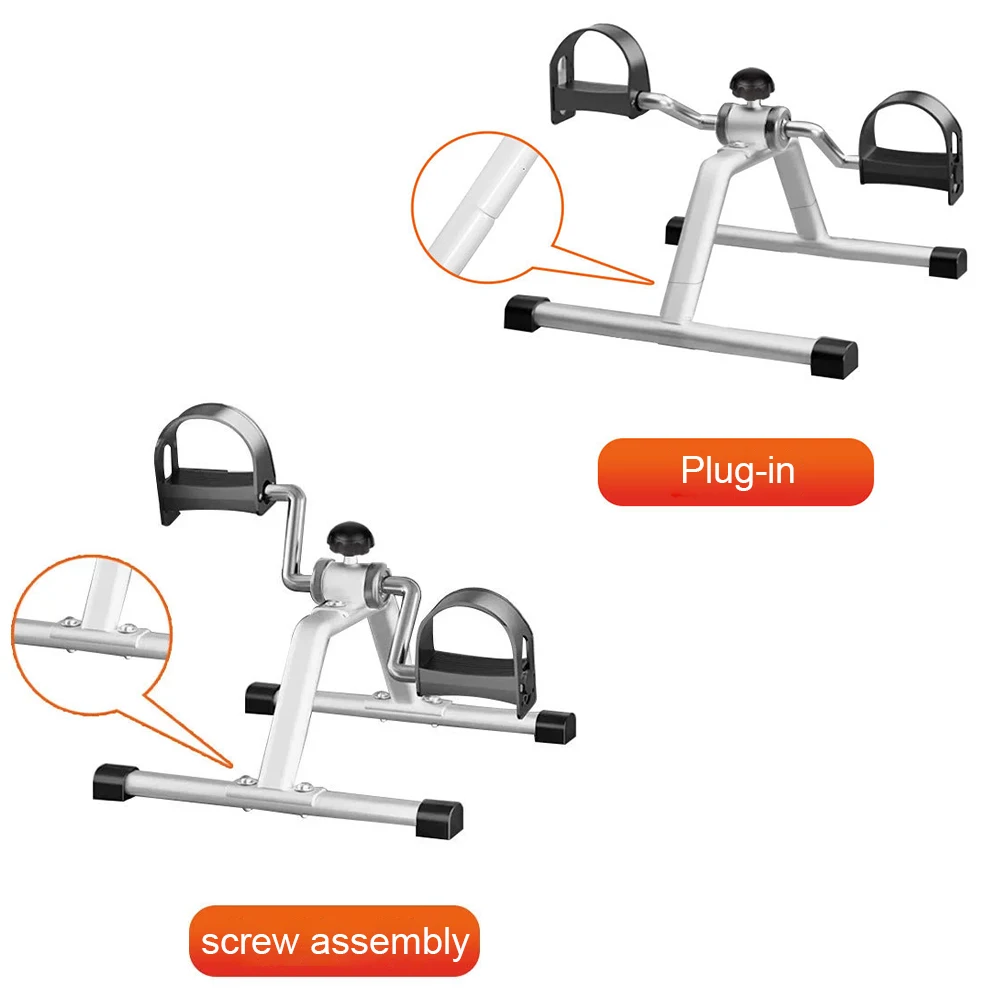 Portable Pedal Exerciser Mini Exercise Bike Under Desk Bike Pedal Exerciser Foot Peddler Machine Indoor Leg Rehabilitation