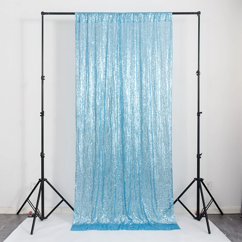 

Gold/Pink/Silver Glitter Sequin Curtain Party Backdrops Wedding Photo Christmas Sequin Curtain Panels Party Festive Event Decora