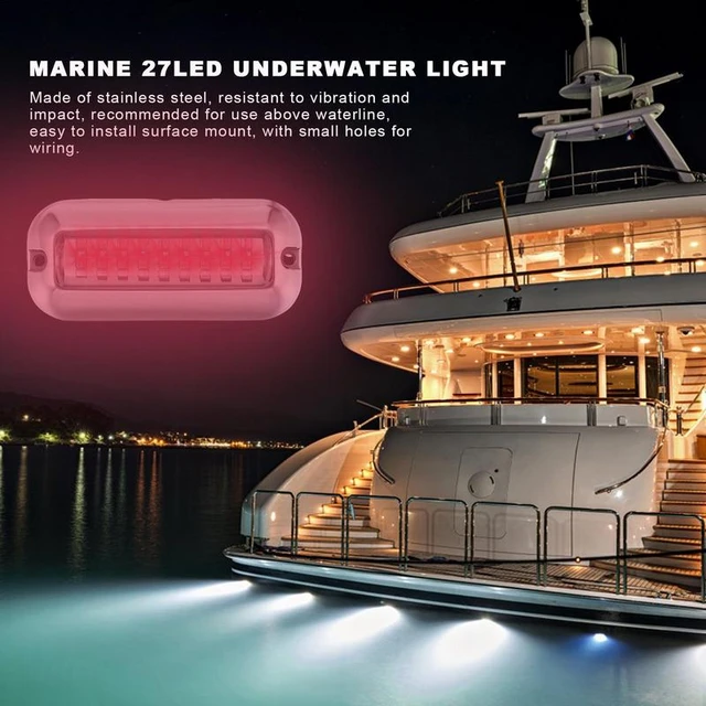 10-30V Boat Underwater Lights LED Fishing Fish Finder Lamp