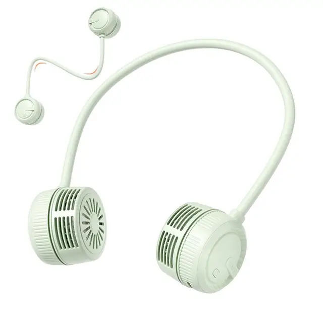 A Nyaki Ventilátor Kihangosító Pengér Nélküli Ventilátorok Háromfokozatú Cseréje Usb Újratölthető Alacsony Zaj
