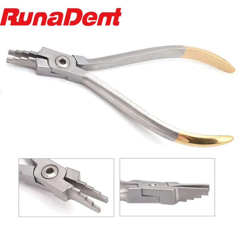 

Dental Orthodontic Plier Loop Forming Wire Pliers Nance Plier Instrument Stainless Steel 0.7mm